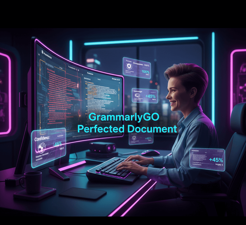 Screenshot 2026-01-18 201958 Person using GrammarlyGO for editing