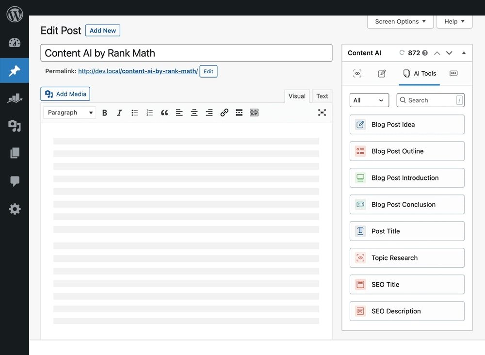 WordPress post editing interface displayed